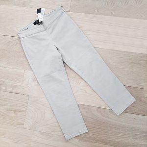 NWT Talbots Brushed Stretch Cotton Capri Pants, Light Tan (Mushroom), 0P, 00P